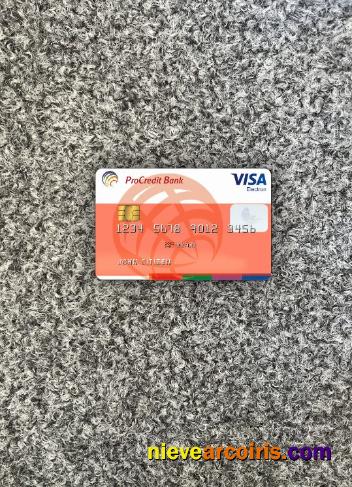 Moldova ProCredit Bank Visa Electron 1 photolook